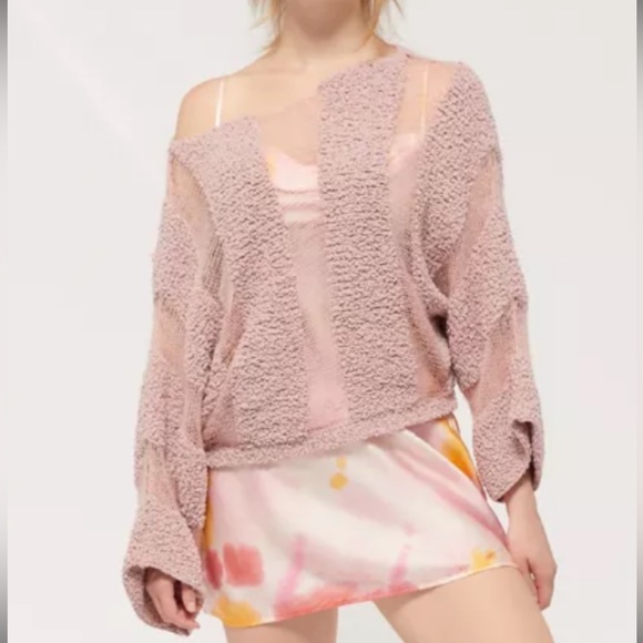 Wildfox Couture Kara Striped Slouchy Sweater - Picture 2 of 7